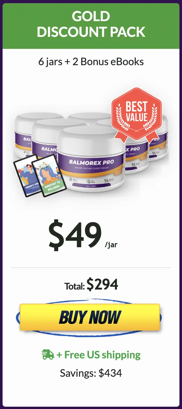 Balmorex 6 bottles